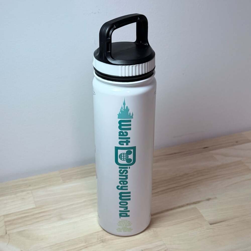 Disney Parks Walt Disney World Water Bottle Theme Park Map White